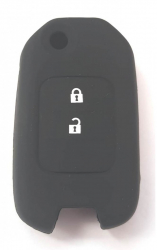 Husa cheie silicon pentru Honda 2 butoane negru 