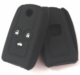 Husa cheie silicon pentru Honda 3 butoane negru 