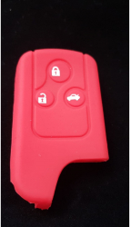 Husa cheie silicon pentru Honda 3 butoane rosu 