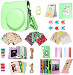 Set accesorii pentru Fujifilm Instax Mini 12 Mini 11 Mini 9 Mini 8 Mini 8s 13 in 1 cu carcasa pentru camera Album Lentila selfie 6 