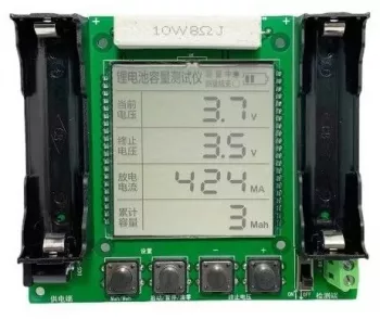 Tester capacitate acumulator Li-Ion tip 18650 afisaj LCD XH-M239 OKY3605-4 