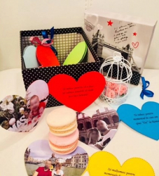 10 Motive mesaje-inima personalizate cu poze cutii diverse modele multicolor - YODB1914 - 23h Events 