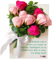 Cadou miri fini tablou cu aranjament floral - ILIF207037 - 23h Events 