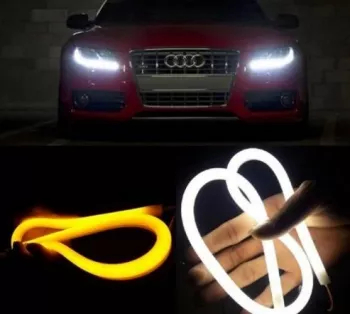 Lumini de zi cu semnalizare tip Tub Neon Flexibil 60 cm 