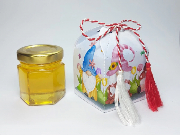 Martisor cu miere set 4 buc. handmade Gnomii primaverii 50 gr/buc - DSBC202005 - 23h Events 