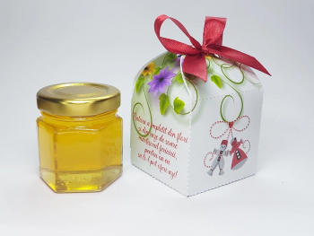 Martisor cu miere set 4 buc. handmade Martisorul fericirii 50 gr/buc - DSBC202009 - 23h Events 