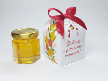 Martisor cu miere set 4 buc. handmade O primavara minunata 50 gr/buc - DSBC202012 - 23h Events 