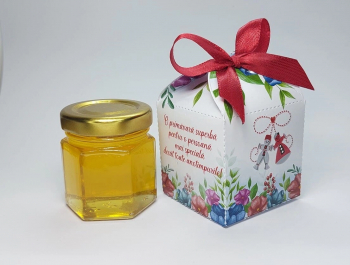 Martisor cu miere set 4 buc. handmade O primavara superba 50 gr/buc - DSBC202002 - 23h Events 