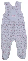Pijama tip salopeta pentru fete Koala KK829A Alb 
