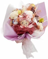 Set cadou Buchet Dulce Fericire Papusica - FEIS210010 - 23h Events 