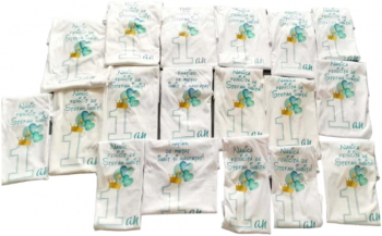 Tricou personalizat Petrecerea de Mot/1 an imprimare la presa - FEIS302005 - 23h Events 