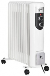 Calorifer electric cu 11 elementi putere 2500 W 3 trepte de incalzire termostat reglabil