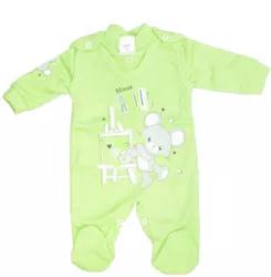 Compleu 2 piese salopeta si bluza pentru baieti GAMA 714079 Verde