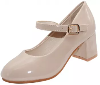Pantofi cu toc pentru fete MRS R1532-28 Bej 