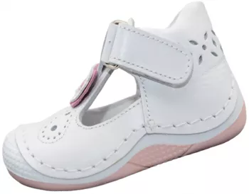 Pantofi ortopedici pentru fete Small Foot SSMF1703-1-21 Alb 
