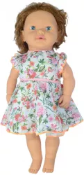 Papusa fetita 60 cm pentru fete 3+ ani Mini Junior 056228-3D1 Multicolor 