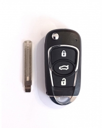 Carcasa cheie briceag pentru Hyundai 3 butoane lamela toy 48 