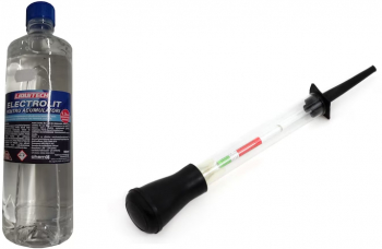 Set tester acid baterie Electrolit pentru acumulatori 900 ML
