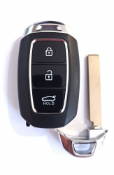 Carcasa cheie smartkey pentru Hyundai 3 butoane cu lamela de urgenta 