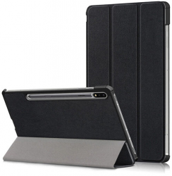Husa Flip pentru Samsung Galaxy Tab S7 Plus / S8 Plus Techsuit FoldPro Negru 
