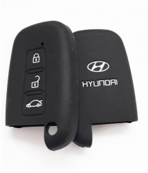 Husa silicon carcasa chei pentru Hyundai 3 butoane