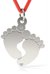 Pandantiv din argint model Baby Feet 