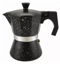 Espressor cafea din aluminiu Bohman 450ml negru inductie capacitate maxima 9 cupe 