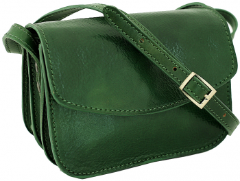 Geanta dama de umar tolba piele Util Land Fashion verde P130V 
