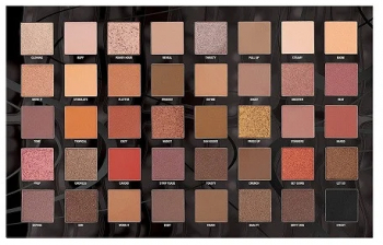 Paleta farduri de pleoape W7 Warm Up The Hottest Nudes 40 culori 