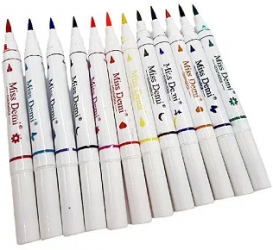Set 12 tusuri de ochi colorate Miss Demi Eyeliner Waterproof 