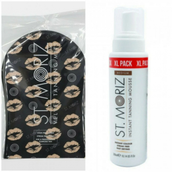 Set Autobronzare Profesionala St Moriz Spuma XL Medium + Manusa Aplicare 