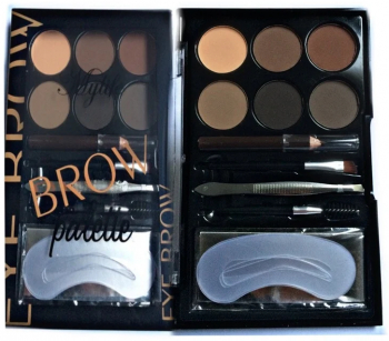 Trusa Fard Sprancene For Me Only Makeup Eyebrow Palette 02 sablon inclus 
