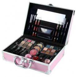 Trusa machiaj 2K Born to be Pink Paris Geanta inclusa 