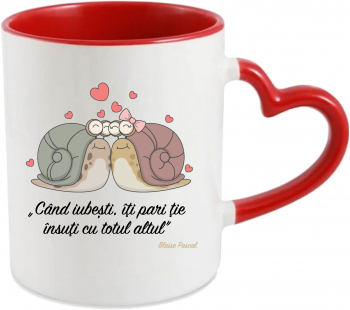 Cana personalizata pentru Valentines Day Cand iubesti iti pari tie insuti cu totul altul 