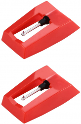 Set de 2 capuri de redare Doza ac de citire pentru Pick-up Discuri Vinil Compatibil cu Anders Nicholson Boytone Capehart Crosley CROWN
