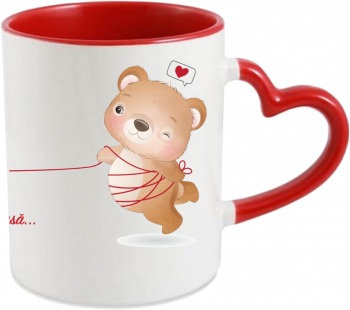 Cana personalizata pentru Valentines Day Agatat Acum sa-l duc acasa...
