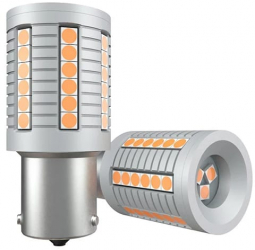 Becuri led Xentech Light 45 SMD 3030 PY21w portocaliu 30w 