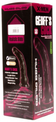 Dildo cu ventuza X-Men Geoff&rsquo s Cock Negru lungime 33 cm diametru 6 cm 