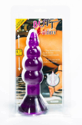 Dop Anal Butt Riders Anal Plug Voluptas Violet grosime 4.4 cm lungime 17 cm cu ventuza 