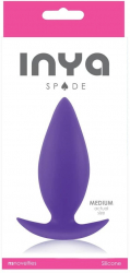 Dop Anal INYA Spades Medium NS Toys Violet grosime 3.5 cm lungime cm 
