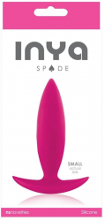 Dop Anal INYA Spades Small NS Toys Roz grosime 2.5 cm lungime cm 