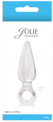 Dop Anal Jolie Pleasures Mini Clear NS Toys Transparent grosime 2.5 cm lungime 9 cm