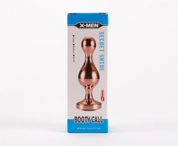 Dop Anal Secret Shine Booty Call M IV X-Men Negru grosime 2 - 3.5 cm lungime cm 