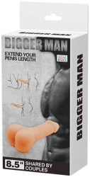 Extensie Penis Cu testicule Voluptas culoarea Pielii 21.5 cm 