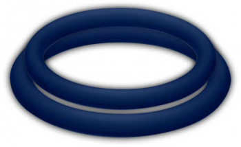 Inel Penis POTENZduo Blue Large Joydivision diametru 4.5 cm Albastru 