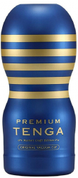 Masturbator Tenga PREMIUM ORIGINAL VACUUM CUP Albastru - Galben lungime 15.5 cm forma normala 