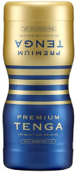 Masturbator Tenga PREMIUM SENSATION CUP Albastru - Auriu lungime 14.5 cm forma normala 