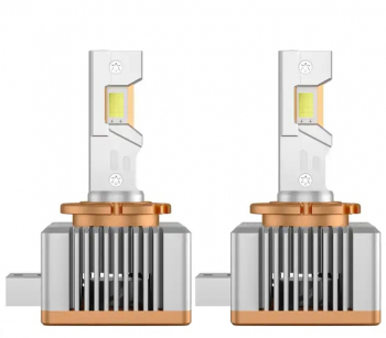 Set de 2 becuri led Xentech Light D3S conversie HID/LED pipa dubla de cupru 55W 