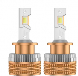 Set de 2 becuri led Xentech Light D4S conversie HID/LED pipa dubla de cupru 55W 