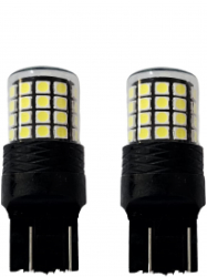 Set de 2 becuri led Xentech Light w21w/5w T20 54 SMD Canbus 12-24V 